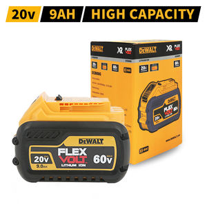 <span class=keywords><strong>DeWalt</strong></span> DCB200 DCB201 DCB203 DCB2052 DCB206 배터리, MAX 전동 공구용 9.0Ah <span class=keywords><strong>20V</strong></span>/60V 리튬 이온 배터리 팩과 호환 가능 - Product Image 6