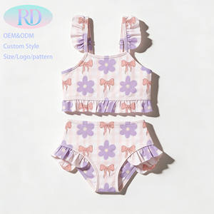 Maillots <span class=keywords><strong>de</strong></span> <span class=keywords><strong>bain</strong></span> pour enfants, <span class=keywords><strong>maillot</strong></span> <span class=keywords><strong>de</strong></span> <span class=keywords><strong>bain</strong></span> doux à volants pour bébé fille, <span class=keywords><strong>maillot</strong></span> <span class=keywords><strong>de</strong></span> <span class=keywords><strong>bain</strong></span> deux pièces réglable pour tout-petits - Product Image 1