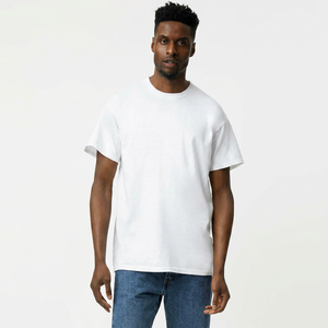 T-shirt sans manches gris pour homme, col en V, imprimé aigle, style vintage décontracté, haut d'été respirant en flanelle de coton tissé écologique 220g - Product Image 1