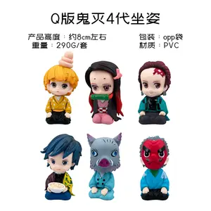 Anime aksiyon figürü duruş el ofis Nezuko Tanjirou Shan Yi Zhi yardım Doll kör kutusu nokta araba dekorasyon