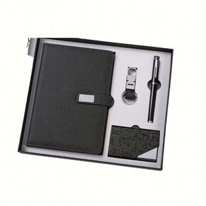 Personalized Paper Business Card Holder and <b>Notebook</b> <b>Set</b>-Business Cultural Creative Gift Corporate Event Gift Box Thanksgiving - Product Image 5