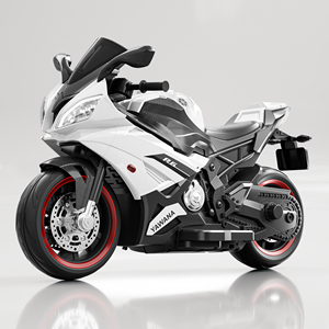Moto électrique pour enfants de 7 à 12 ans, moteur 550W, batterie <span class=keywords><strong>12V</strong></span>, pneus antidérapants, matériau PP, unisexe - Product Image 1