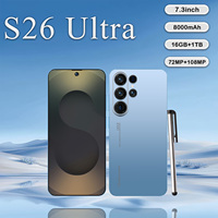 Smartphone Original S26 Ultra 5G Android 15 Deca Core, 16+1TB, Alta Calidad, Pantalla HD 120Hz, LTE, Inglés/Español