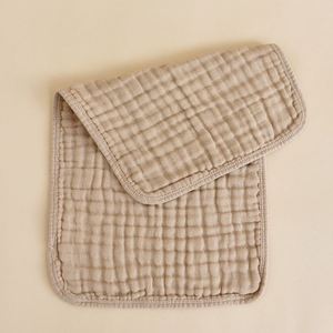 Newborn Baby Bath Towel Swaddle 6-Layer Cotton <b>Muslin</b> Soft Absorbent Wrap Organic Baby Burp Cloths - Product Image 6