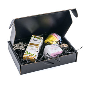 Boîte en carton ondulé d'expédition noire coffrets cadeaux d'expédition emballage boîte en carton ondulé blanc lettre Mailer - Product Image 3