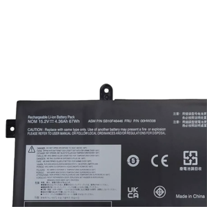 Batterie d'ordinateur portable <span class=keywords><strong>15</strong></span>.2V 67WH 00HW008 pour <span class=keywords><strong>Lenovo</strong></span> <span class=keywords><strong>ThinkPad</strong></span> <span class=keywords><strong>Yoga</strong></span> <span class=keywords><strong>15</strong></span> 20DQ 20DR Series, batterie OEM pour <span class=keywords><strong>Lenovo</strong></span> 00HW009 - Product Image 2
