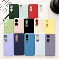Venta Directa de Fábrica, Funda de Silicona Líquida para Teléfono Móvil Honor 90 Pro 5G, Color Sólido Mate, Estilo Ejecutivo, Diseño Nórdico