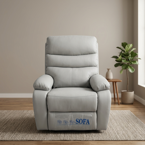 Modern PU Leather <b>Recliner</b> Chair Manual Living Room Furniture Solid Back Leisure Chair Contemporary Design - Product Image 2