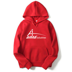 Best Selling Warm <b>Hoodies</b> <b>Red</b> Color Front Two Pocket Pullover <b>Hoodies</b>/Street Wear <b>Men</b> <b>Hoodies</b> - Product Image 1