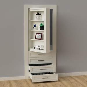 Estantería Interior Invisible Habitación Secreta Estantes de libros de madera maciza Puerta Estantería oculta Puerta Murphy Puertas ocultas - Product Image 1