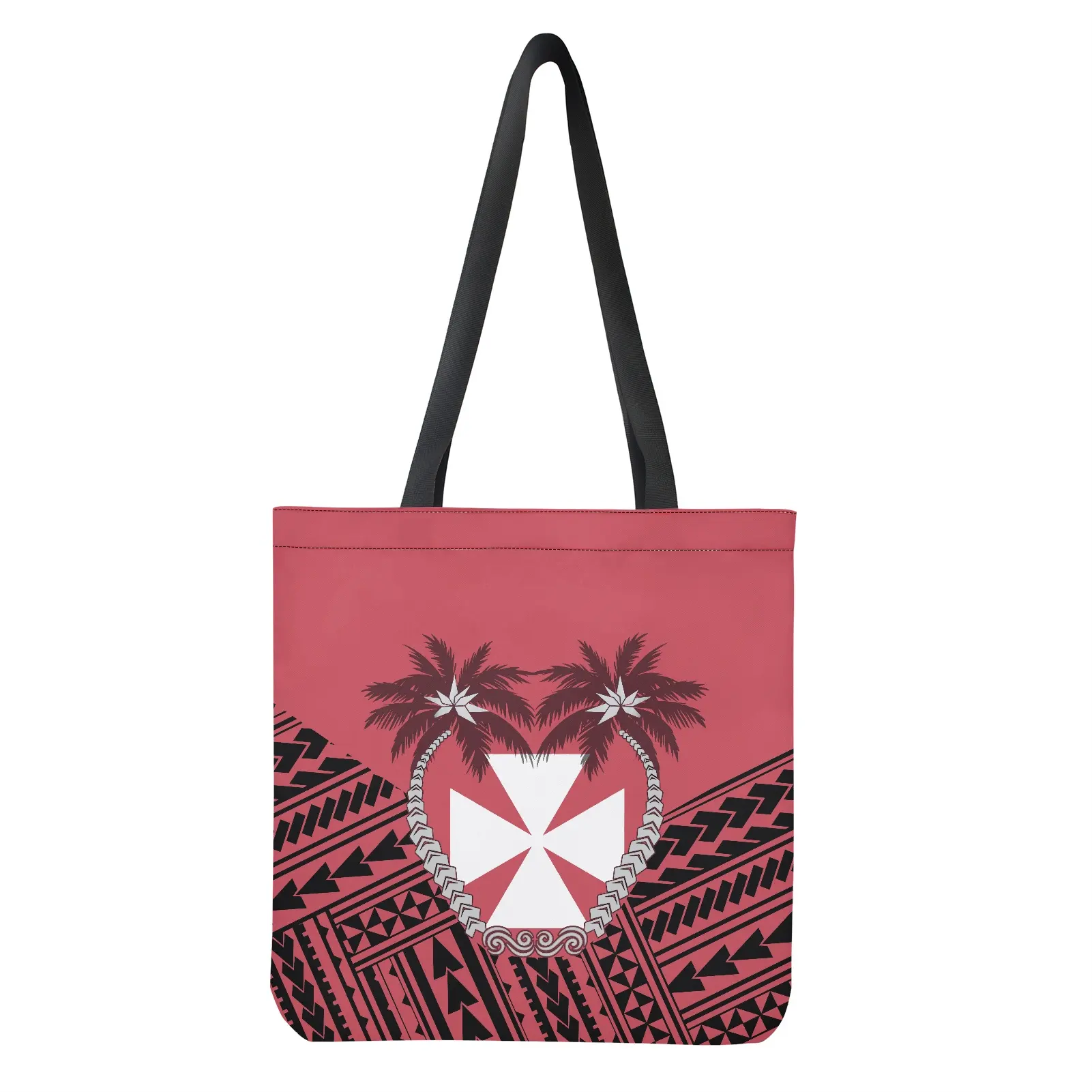 Полинезийские племенные стены и футунские острова, складная сумка для покупок с логотипом, новинка 2022, сумка через плечо на заказ, сумка, сумки для покупок