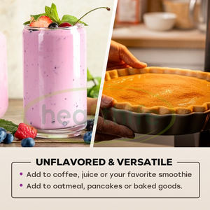 Bevanda in Polvere al Collagene di Manzo Allevato al Pascolo, Peptidi di Collagene Idrolizzato Tipo I e III, Collagene Bovino per Pelle, Capelli e Unghie delle Donne - Product Image 3