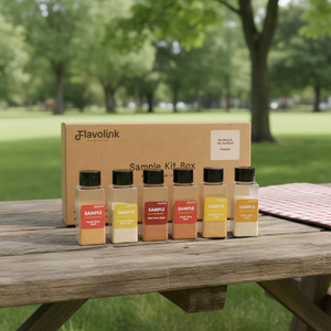 Flavolink Set Completo de Aditivos para Snacks y Fideos, Potenciador de Sabor Halal, Salsas, Agentes Aromatizantes Líquidos para Alimentos, Muestra - Product Image 1