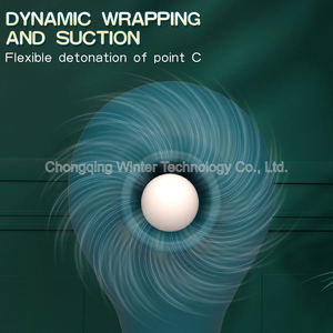 Masajeador de succión de mano Material de silicona de vibración de doble acción para adultos enfocados en el bienestar Priorizar el autocuidado - Product Image 5