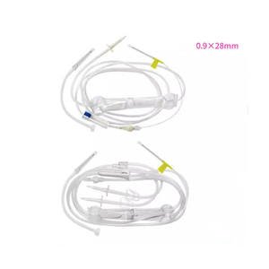 प्रवाह नियामक ल्यूलर लॉक डिस्पोजेबल स्टेरिल पशु पशु पशु चिकित्सा 4 रक्त देने वाला सेट - Product Image 2