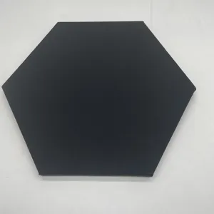 Tela hexagonal preta para pintura, alta qualidade, 100% algodão, 380g, absorção rápida, respirável, atacado, tela