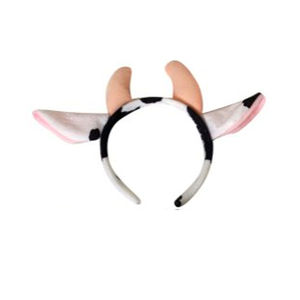 عصابات رأس على شكل حيوانات كرتونية من القطيفة، مشابك شعر على شكل دمى تميمة، محشوة بقطن البولي بروبيلين للأعمار من 2-14 سنة، تصنيع خاص حسب الطلب - Product Image 5