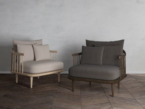accent armchair wooden