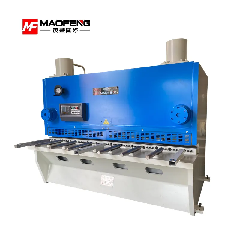 Guillotine-Scher maschine der QC11-Serie für 8mm 10mm 12mm 16mm Blechs ch neiden mit optionaler pneumatischer Blechs tütz vorrichtung