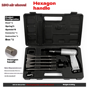 Lanceforce 190mm Druckluft-Hammer-Set mit Professionellem Meißel-Werkzeugset Industrieller Rostentferner - Product Image 2