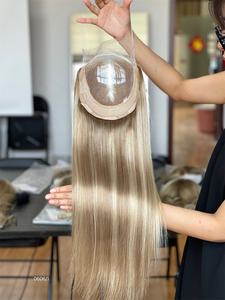 2025 timide personnaliser corps vague droite 5*5 dentelle avant 8*8 Topper Salon couleur sans colle Mini perruque pour les femmes - Product Image 4