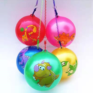 <b>Cheap</b> Price 9 Inch PVC Football With Key <b>Chains</b> Inflate Fun Bouncy Ball Inflatable Beach Ball with Key String - Product Image 4