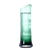 Juego de Vasos de Vidrio con Diseño de Bambú Japonés, Jarra para Sake, Transparente, 5 Piezas, para Servir Jugo y Vino en Casa