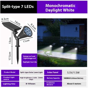 Luce solare Ultra-luminosa per esterni a <span class=keywords><strong>LED</strong></span> impermeabile IP65 per prato e <span class=keywords><strong>giardino</strong></span> <span class=keywords><strong>paletto</strong></span> da <span class=keywords><strong>giardino</strong></span> con luce decorativa per <span class=keywords><strong>giardino</strong></span> - Product Image 5