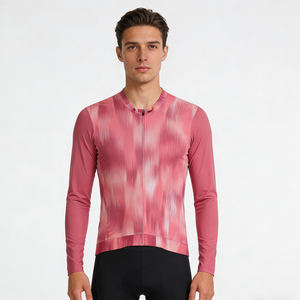 Vêtements de vélo de montagne à manches longues respirants et anti-humidité de qualité supérieure avec logo personnalisé, multicolores et légers - Product Image 5