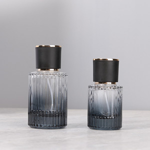 Flacon de parfum en verre en gros, personnalisable, 30 ml, 50 ml, 100 ml, flacon de parfum rond vide - Product Image 3