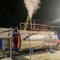 Style horizontal industriel automatique de basse pression de chaudière à vapeur mis le feu par GPL liquéfié par gaz de pétrole de 1-20 tonnes