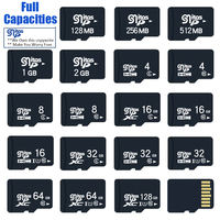 Carte Mini SD 1 2 4 8 16 32 64 128 Go Classe 10 4K 30fps pour Appareils Photo et Tablettes
