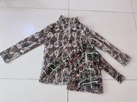 Vestes en flanelle pour enfants, filles et garçons, avec imprimés camouflage personnalisés OEM, collection automne-hiver, faible MOQ, pulls à fermeture éclair 1/4 en sherpa