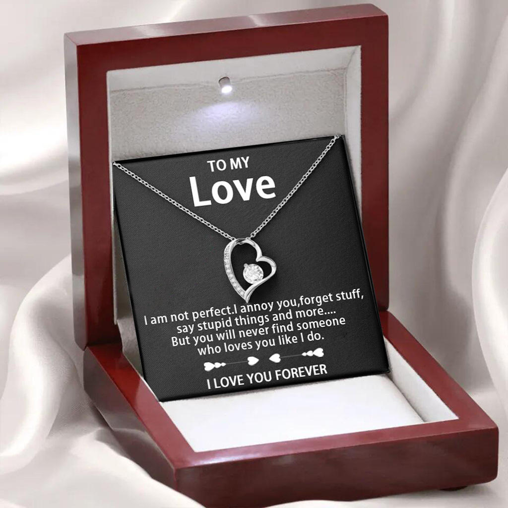 Necklace (Silver) + Card Light Box