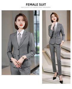 Traje <span class=keywords><strong>de</strong></span> estilo elegante para la trayectoria profesional <span class=keywords><strong>de</strong></span> las mujeres Versión <span class=keywords><strong>de</strong></span> invierno del uniforme <span class=keywords><strong>de</strong></span> estudiante <span class=keywords><strong>de</strong></span> moda - Product Image 5