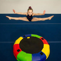 Équipement d'exercice, piste de tumbling gonflable, roue de fitness pour l'entraînement en gymnastique
