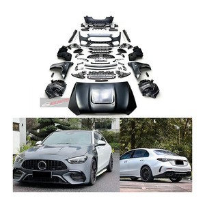 Pour Mercedes-Benz Classe C <span class=keywords><strong>W206</strong></span>, mise à niveau avec kit carrosserie C63 1:1 - Product Image 1