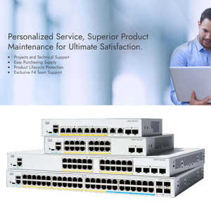 Nouveau commutateur Ethernet industriel géré C1300-24T-4G à 24 ports GE avec 4 ports 1G intégrés, modèle CBS350-24T-4G - Product Image 4