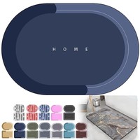 Tapis de cuisine pour sol, ensemble de tapis de sol de cuisine à séchage rapide, antidérapant, noir mat, service FBA personnalisé, tapis de cuisine lavables