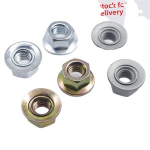 Écrou rotatif intégré Q32206 M6 en acier galvanisé Dacromet, écrou combiné à activité, norme nationale métrique EN - Product Image 1