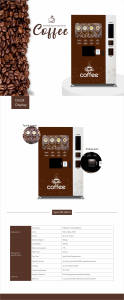 La máquina expendedora de café puede producir café de varios sabores, té con leche y bebidas heladas para una amplia gama de opciones - Product Image 5