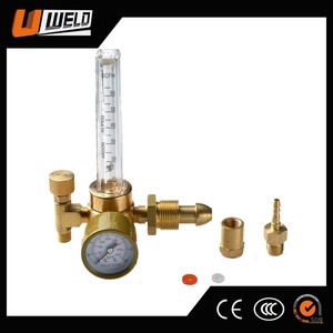 Uweld 191 Regulator Argon <span class=keywords><strong>CO2</strong></span> <span class=keywords><strong>Flowmeter</strong></span> 1C008-0106 Gasregelaar voor lassen, industrieel gebruik - Product Image 4