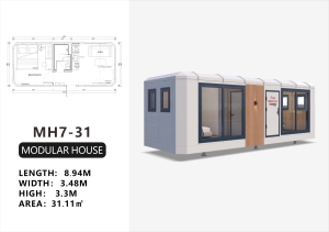 Eco Tiny House Cluster Microgrid solaire en acier de 15 unités pour dortoir <span class=keywords><strong>Secteur</strong></span> Réduction en pré-commande disponible fin de mois pour le dos - Product Image 6