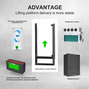 Máquina expendedora con elevador TCN, máquina expendedora combinada de gran capacidad con gabinete subsidiario - Product Image 6