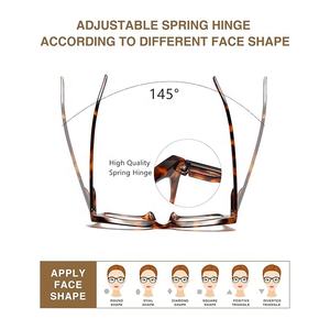 EE. UU. Venta caliente Precio al por mayor Mujeres Spring Hinge Diseñador moderno Anti Blue Light Presbyopic <span class=keywords><strong>Gafas</strong></span> de lectura para damas - Product Image 5