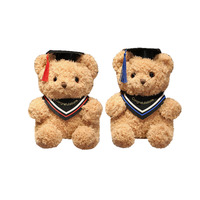Vente chaude Graduation Ours en peluche en peluche Vente en gros Personnalisé Mini Graduation En Peluche Ours En Peluche Pas Cher Sublimation Animal Jouet