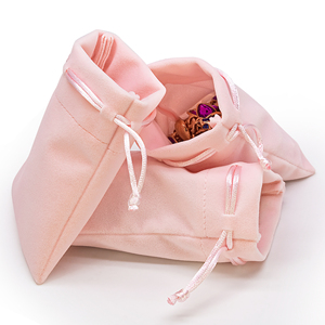Custom Velvet Packaging Jewelry Pouches with Drawstring for Watches Necklaces <b>Bracelets</b> Earrings Rings-Gift Idea - Product Image 2
