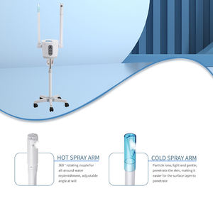 2025 professionale freddo e caldo due in uno spazzola per la pulizia del viso all'ingrosso crema per la cura della pelle macchina a vapore - Product Image 2