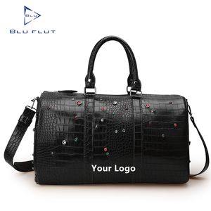Bolsa de Viaje de Piel para Mujer, Venta Directa de Fábrica, Bolsas de Viaje con Diamantes para Hombre, Estilo Y2K, Hip Hop, Gimnasio, Logotipo Personalizado - Product Image 1