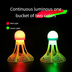 Volani cavi antivento dal Design incandescente in Nylon palloni da Badminton luminosi da allenamento notturno - Product Image 4